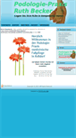 Mobile Screenshot of becker-podologie.de